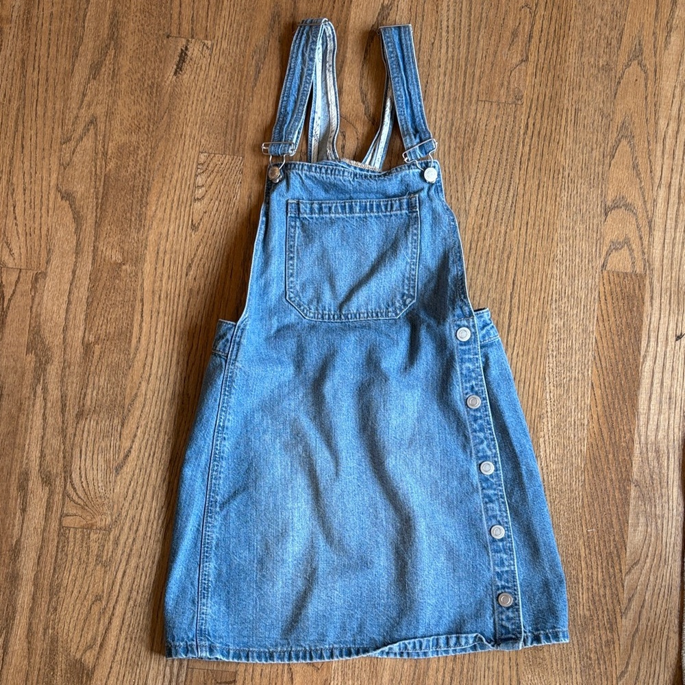 Free People denim overall dress